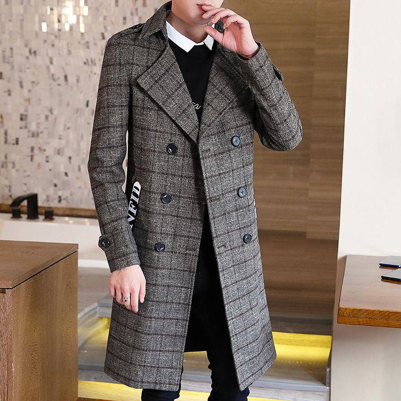 Casual Men's Trench Long Coat