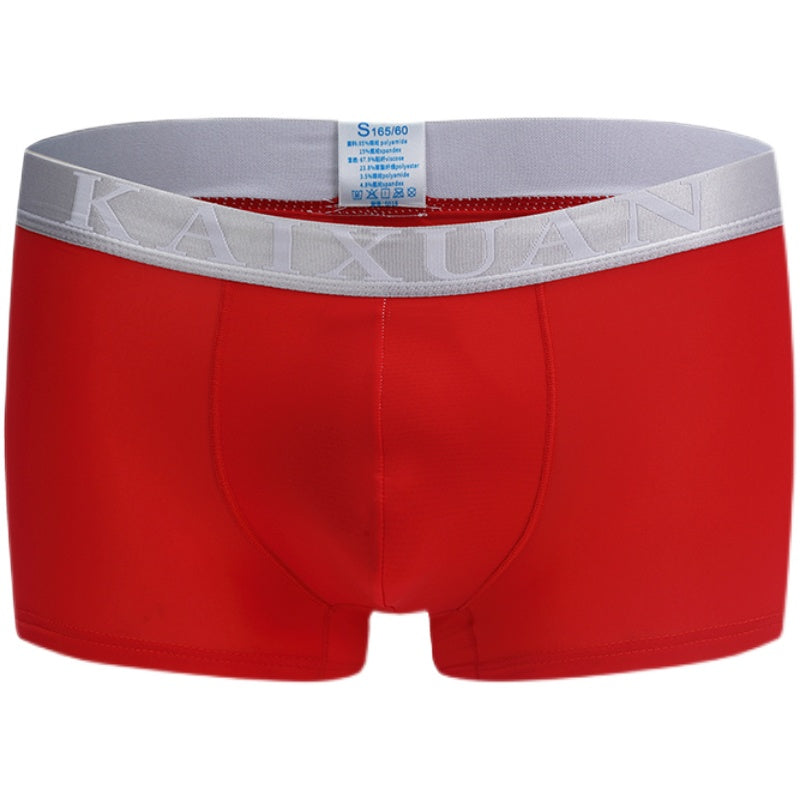 Youth Breathable Sweat-absorbent Dry Ice Silk Boyshort