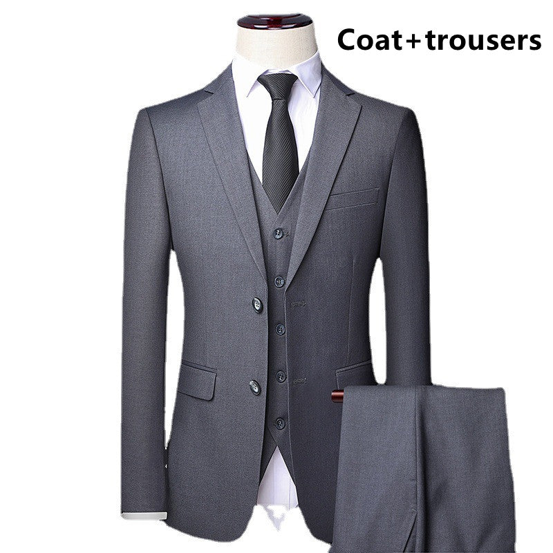 Casual Men's Slim Suit Men