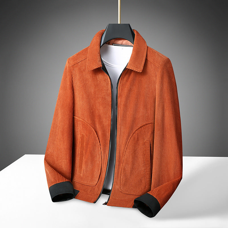 Plus Size Corduroy Thickened Coat