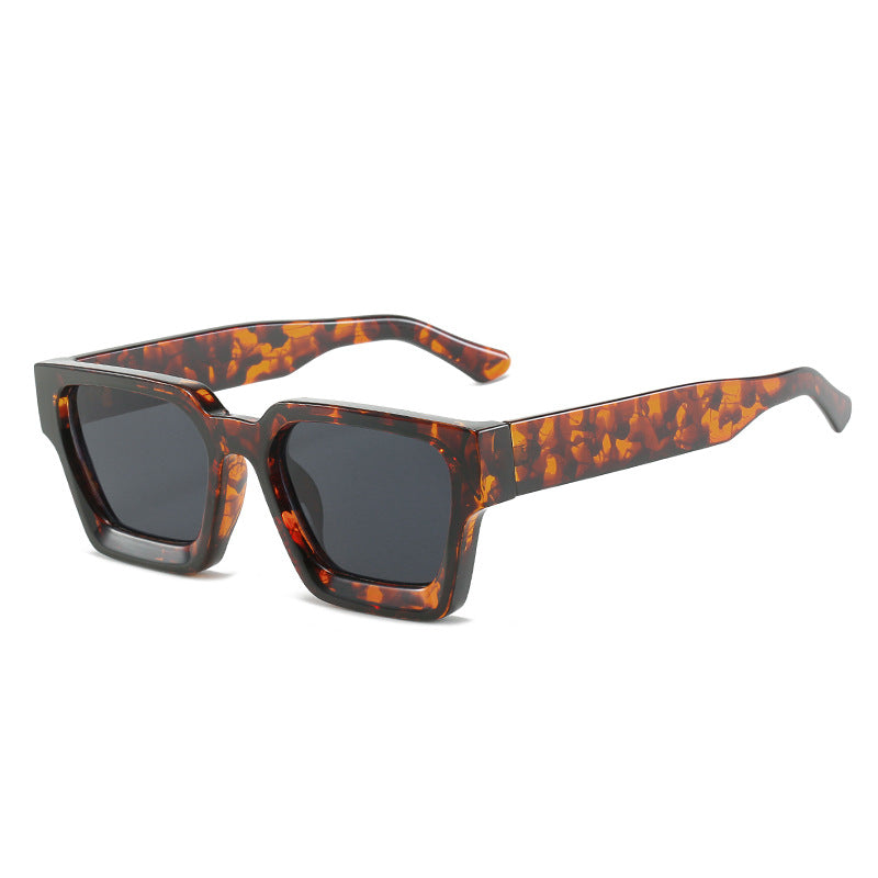 Square Personality Large Frame Sunglasses