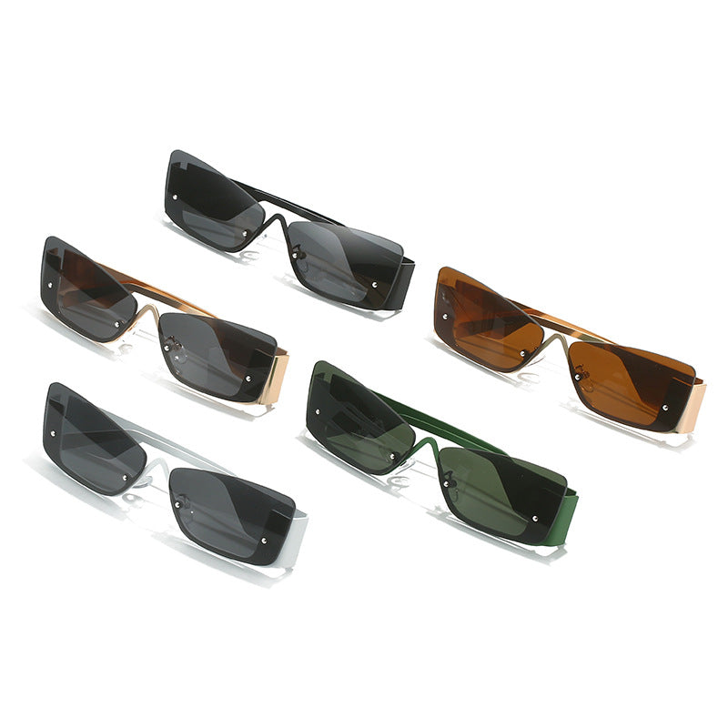 European And American Frameless Fashion Sunglasses