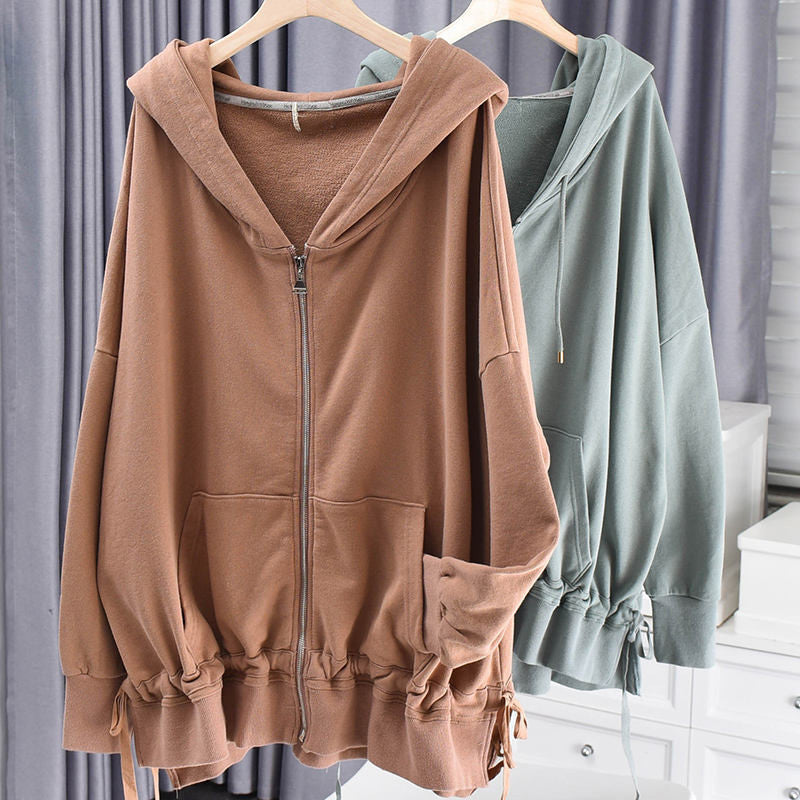 Hooded Cardigan Sweater women