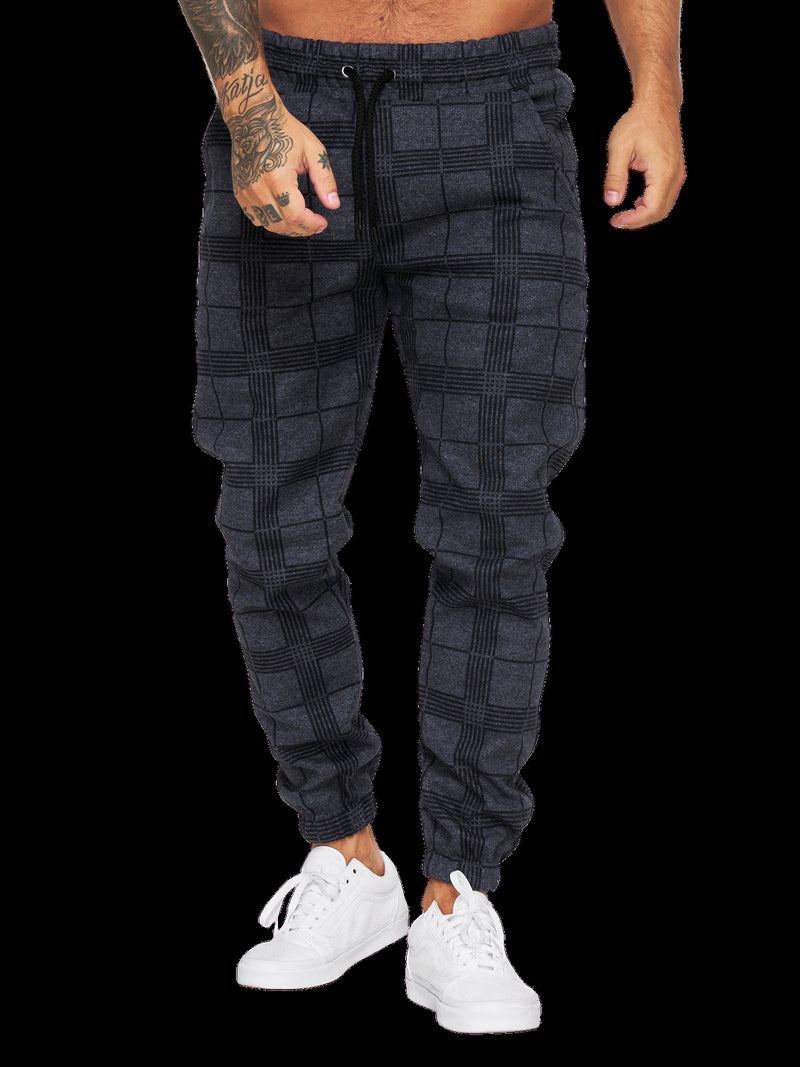 Checkered Casual Pants