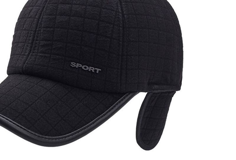 Men's Winter Ear Protection Thickened Warm Baseball Cap