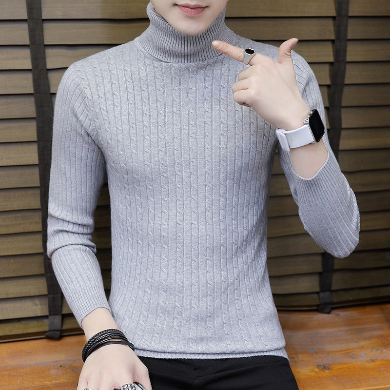 Autumn Style Cross Eight High-neck Trendy Man sweater