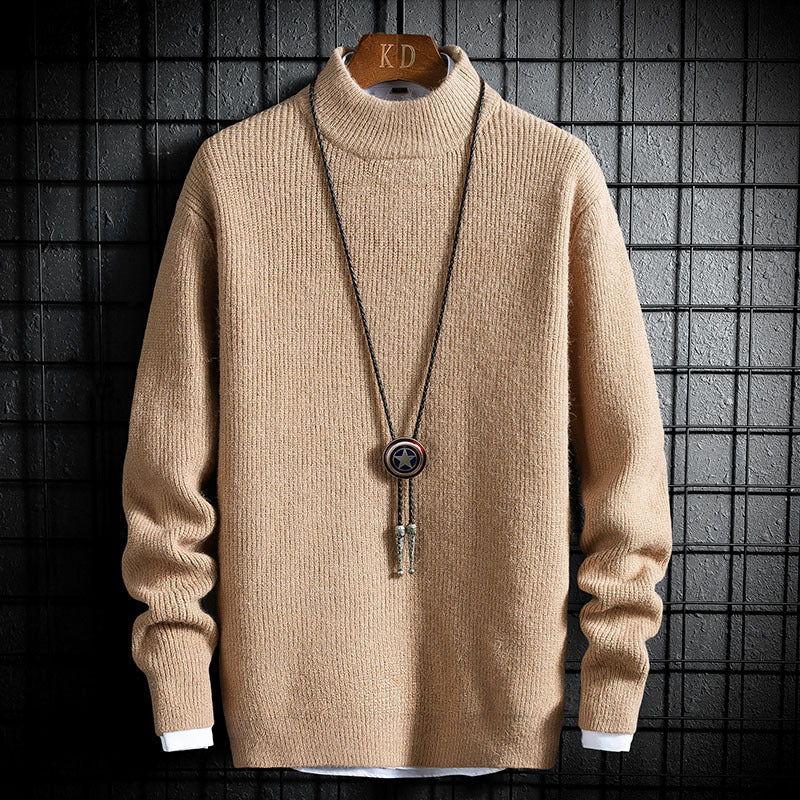 Youth Loose Winter Half Turtleneck Sweater