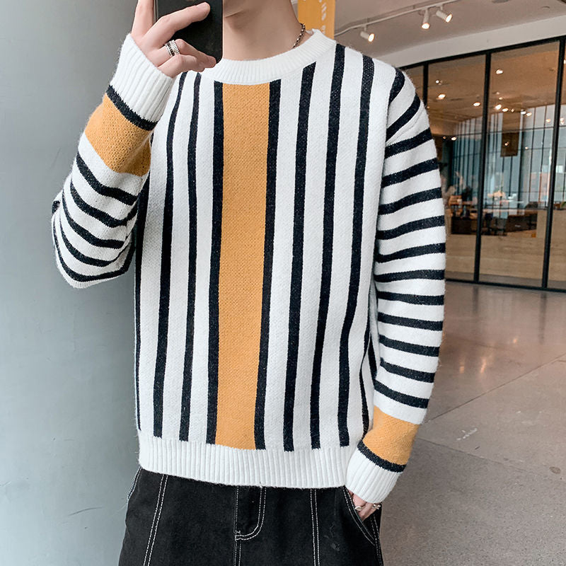 Men Loose Casual Soft Warm Fall Winter Cashmere Knitted Sweater
