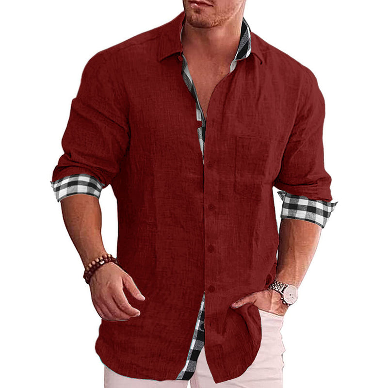 Men's Casual Long Sleeve summer shirt