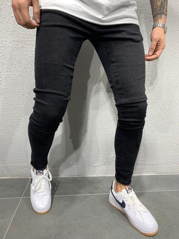 Men's casual stretch jeans