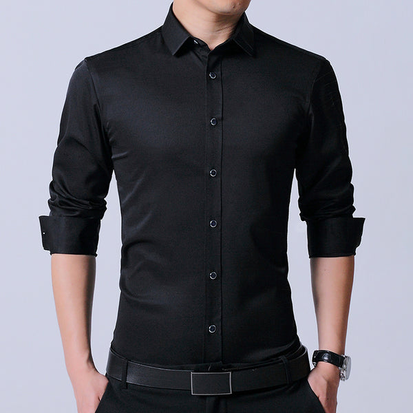 Micro-Elastic Cotton Non-Iron Professional Shirt