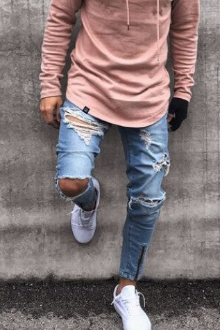Stretchy Ripped Jeans