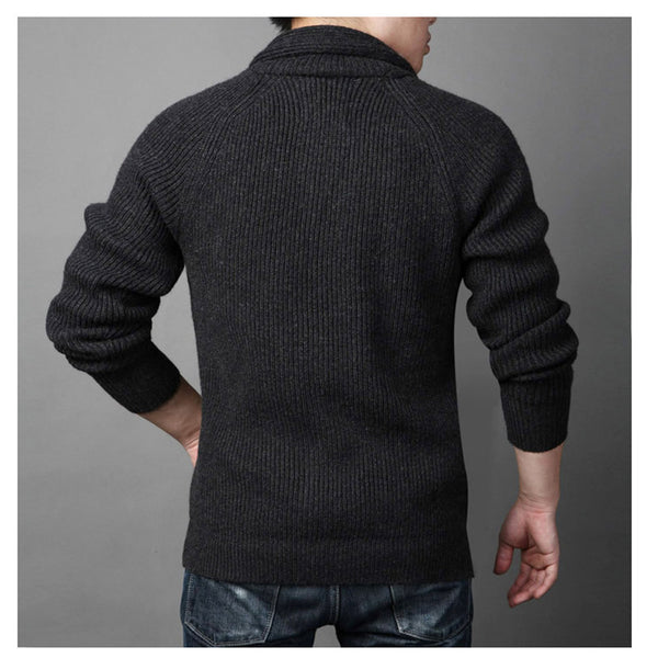 Middle Aged Sweater Men's Sweater Leisure Trend