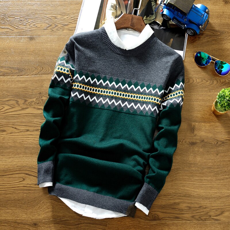 new round neck pullover sweater