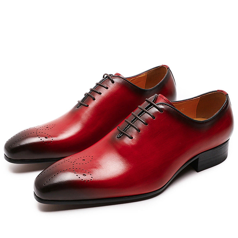 Ropa formal de negocios, zapatos clásicos para hombres.