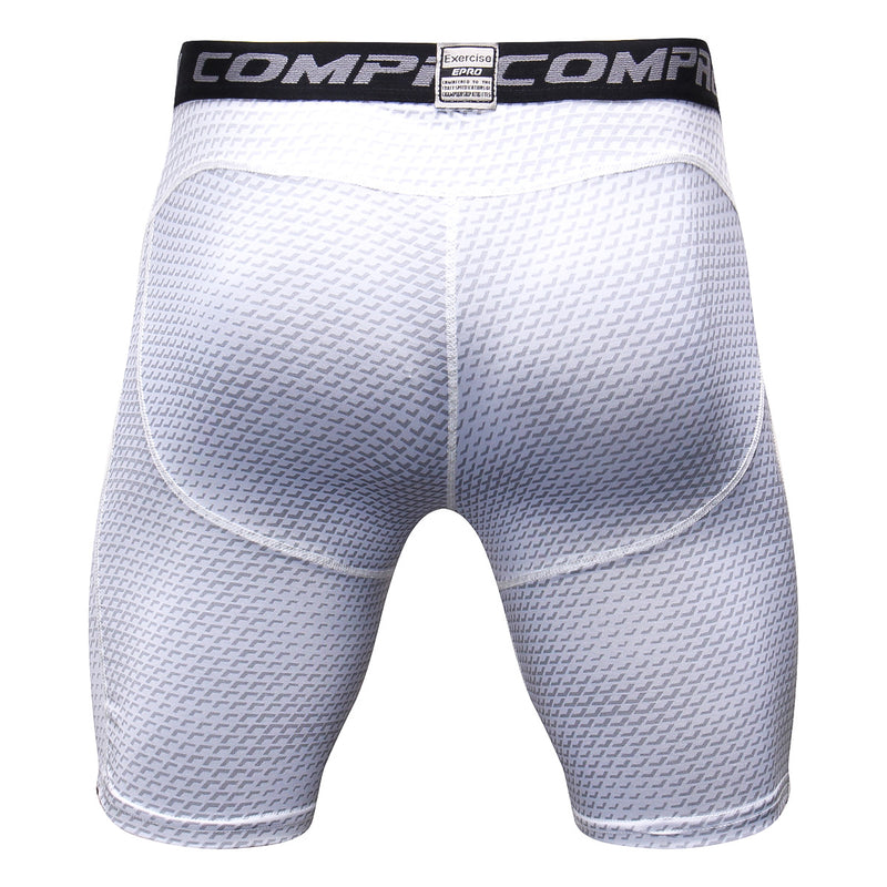 Pantalones cortos de compresión transpirables para hombre, mallas de entrenamiento físico MMA