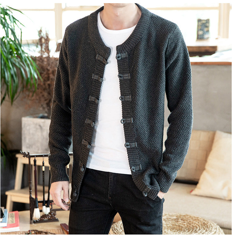 Sweater Men's Knitted Cardigan