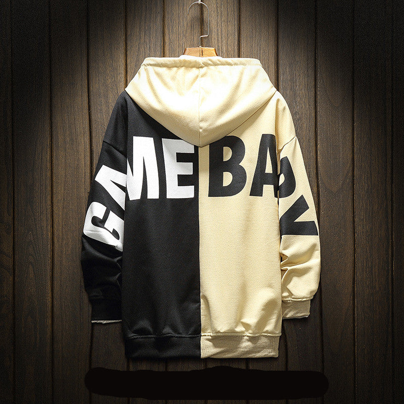 Clashing Color Casual Hoodie
