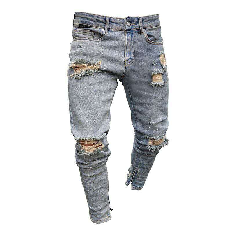 Vintage shredded jeans