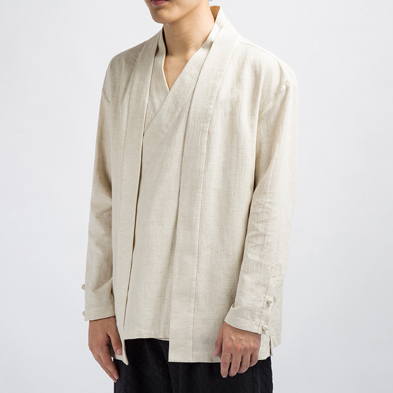 Plus Size Two-piece Coat Linen Fashion