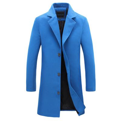 Wool & Blend slim fit trench coat
