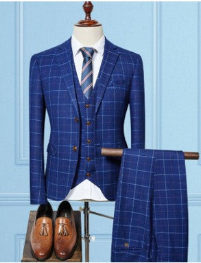 Trajes Business de cuadros para hombre