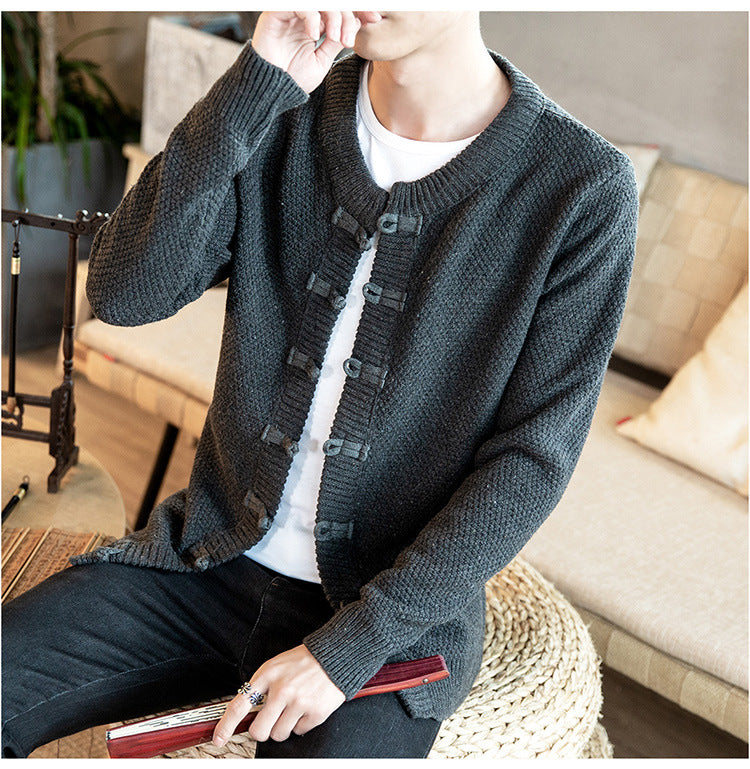 Sweater Men's Knitted Cardigan