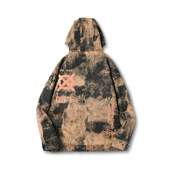 Chaqueta casual de camuflaje para hombre.