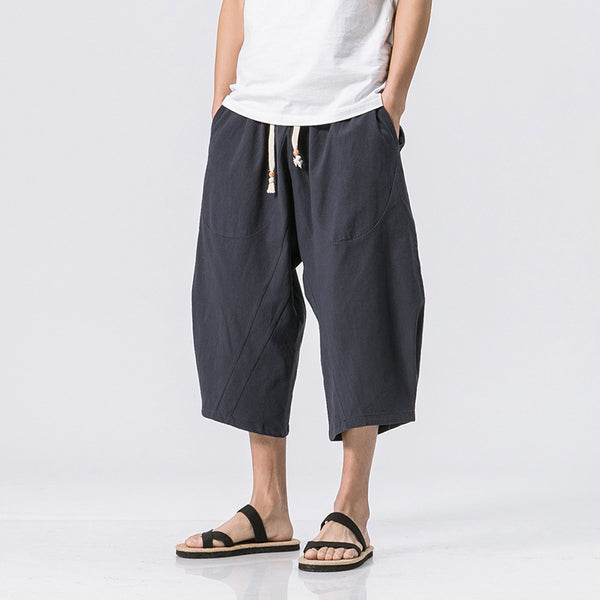 Pantalones Harem De Estilo Japonés Para Hombres