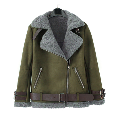 Lambskin Bomber Plus Velvet Leather Jacket
