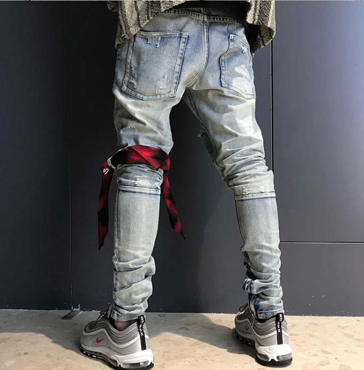 hombres y mujeres GRE hip hop street jeans 