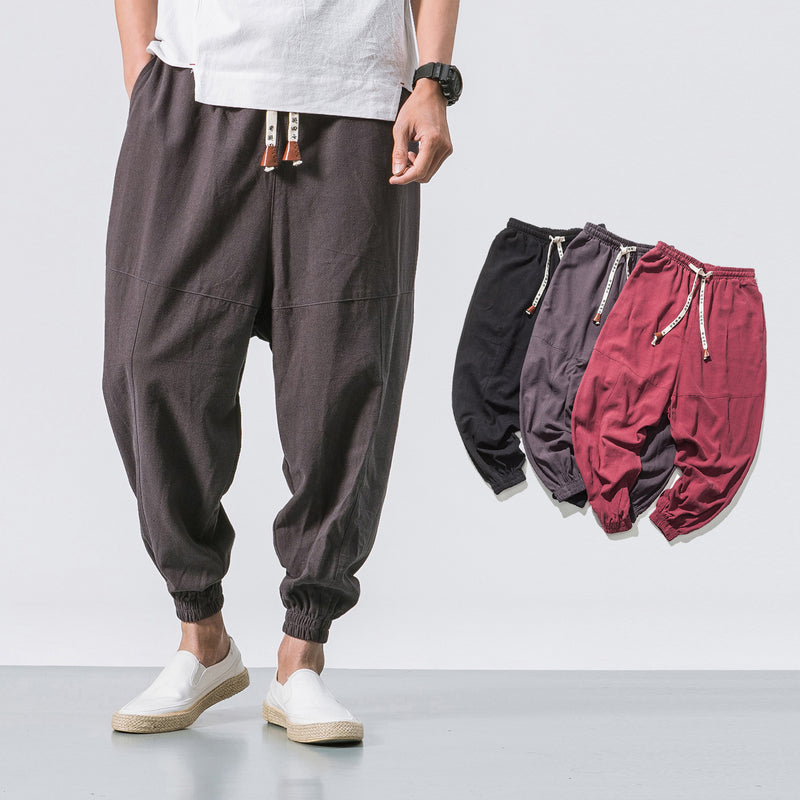 Men' Harem Pants Hip Hop Streetwear Joggers Pants