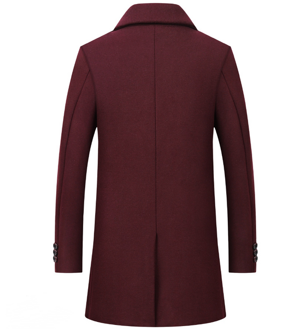 men's winter woolen coat