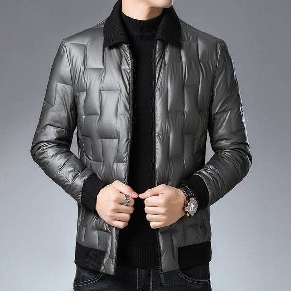 Chaqueta de plumón informal para hombre 