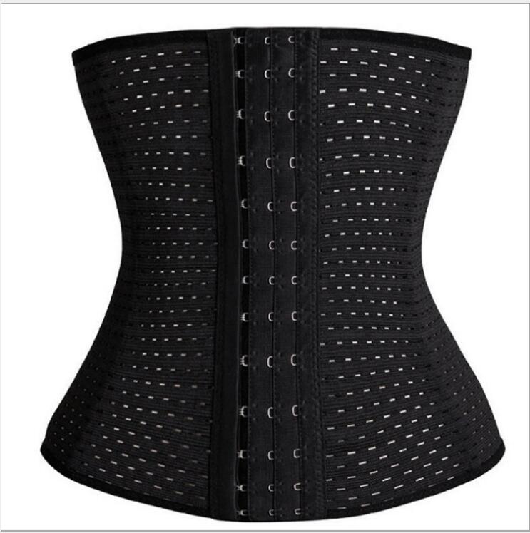 Women Hollow Tibial Belt Body-sculpting Breathable Rubber Corset Tummy Tucking Exercise Belt