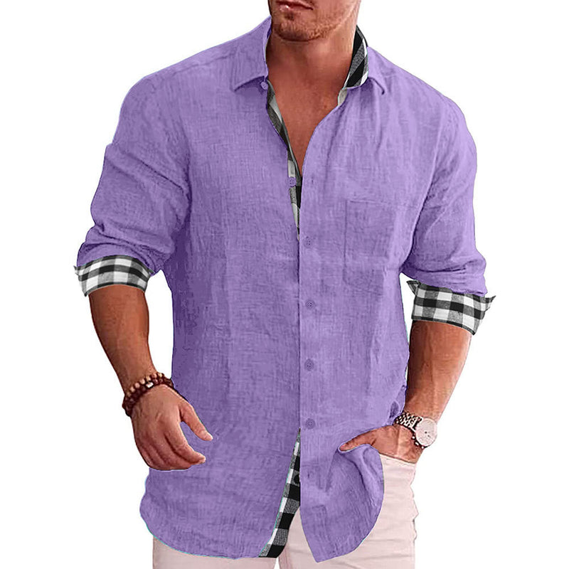 Men's Casual Long Sleeve summer shirt