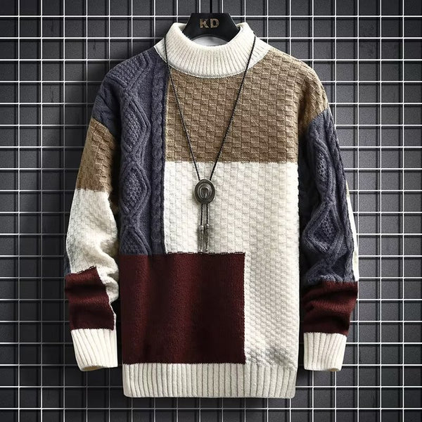 Half High Collar Thickened Mid Collar Underlay Knit sweater
