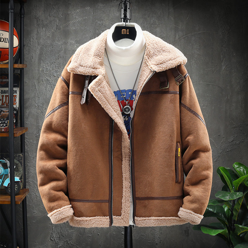 chaqueta acolchada de algodón grande y cálida de invierno 