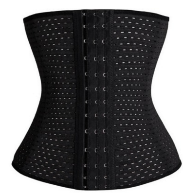 Women Hollow Tibial Belt Body-sculpting Breathable Rubber Corset Tummy Tucking Exercise Belt