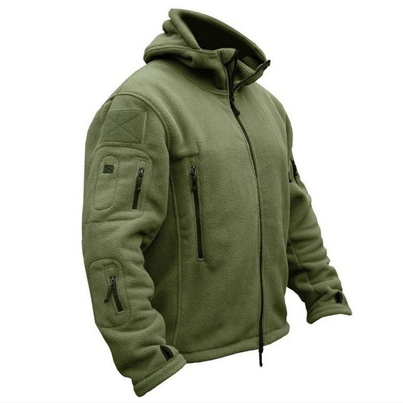 Men Military Winter Thermal Fleece Tactical Jacket