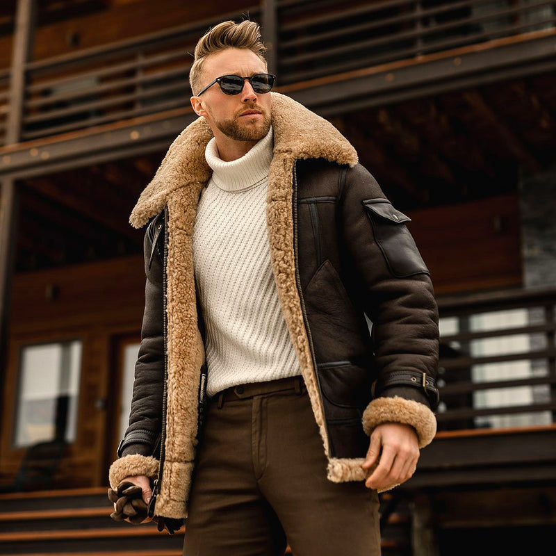 Men's Fur One Winter Coat jacket