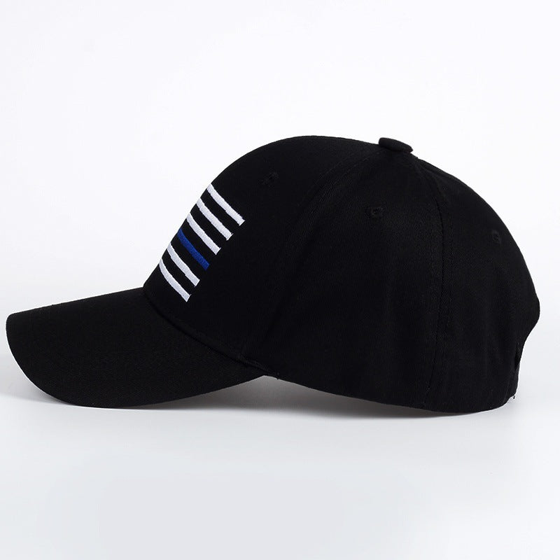 Men's flag embroidery hat