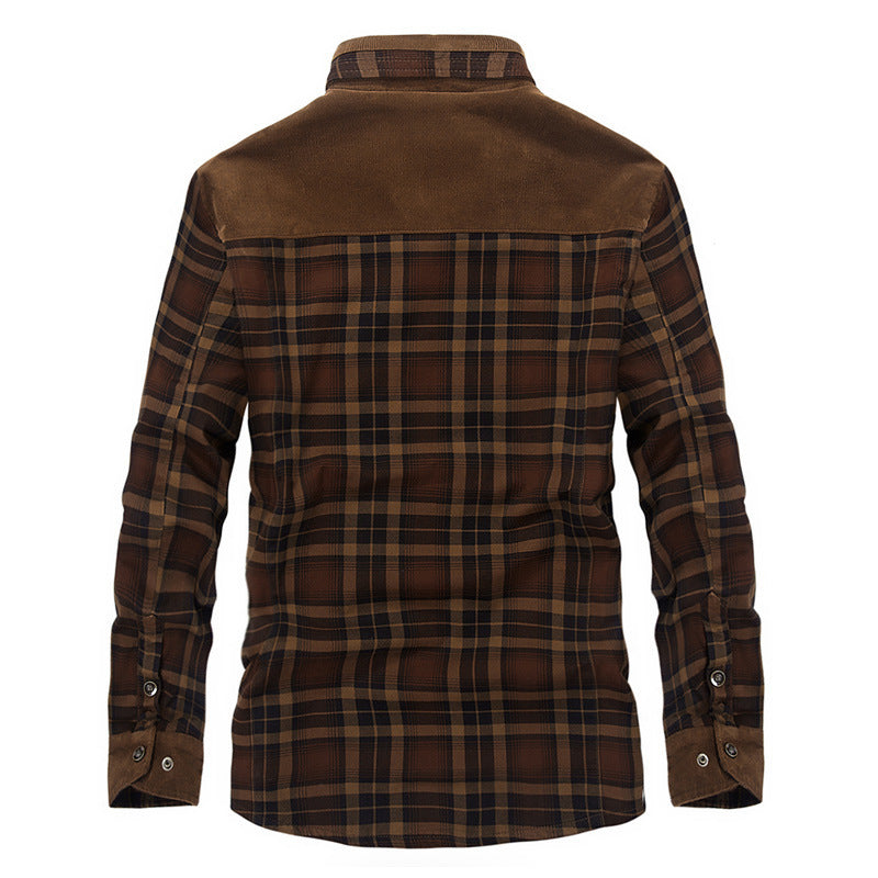 Chaqueta de invierno para hombre, abrigo grueso y cálido de lana