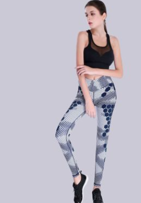 Pantalones de yoga deportivos estampados para mujer sexy 