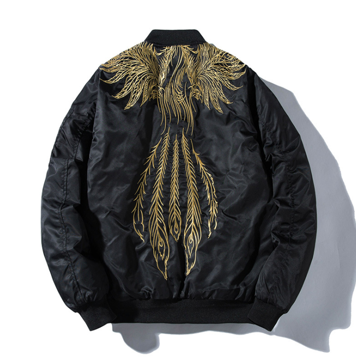 high street embroidery youth thick baseball uniform jacket