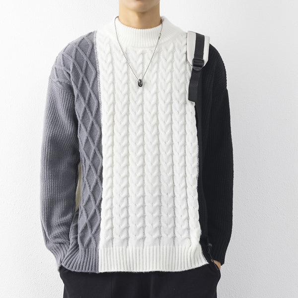 Men's Wool Loose Trend Sweater Bottoming