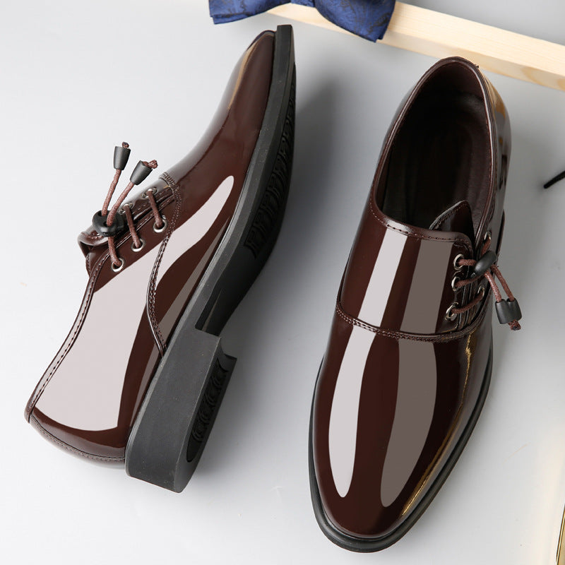 Lace-Up Leather Men Business Casual Shoes