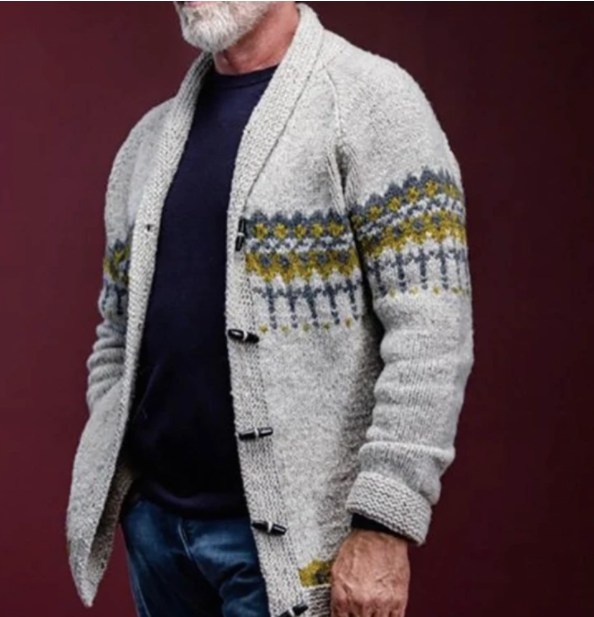 Casual Loose Cardigan Sweater Jacket Man