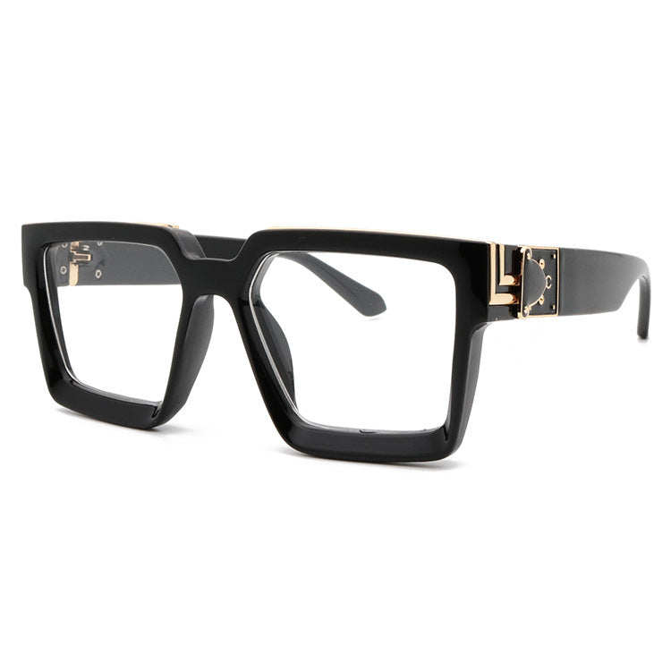 Fashion Retro Big Frame Sunglasses Men's Trendy Millionaire Sunglasses