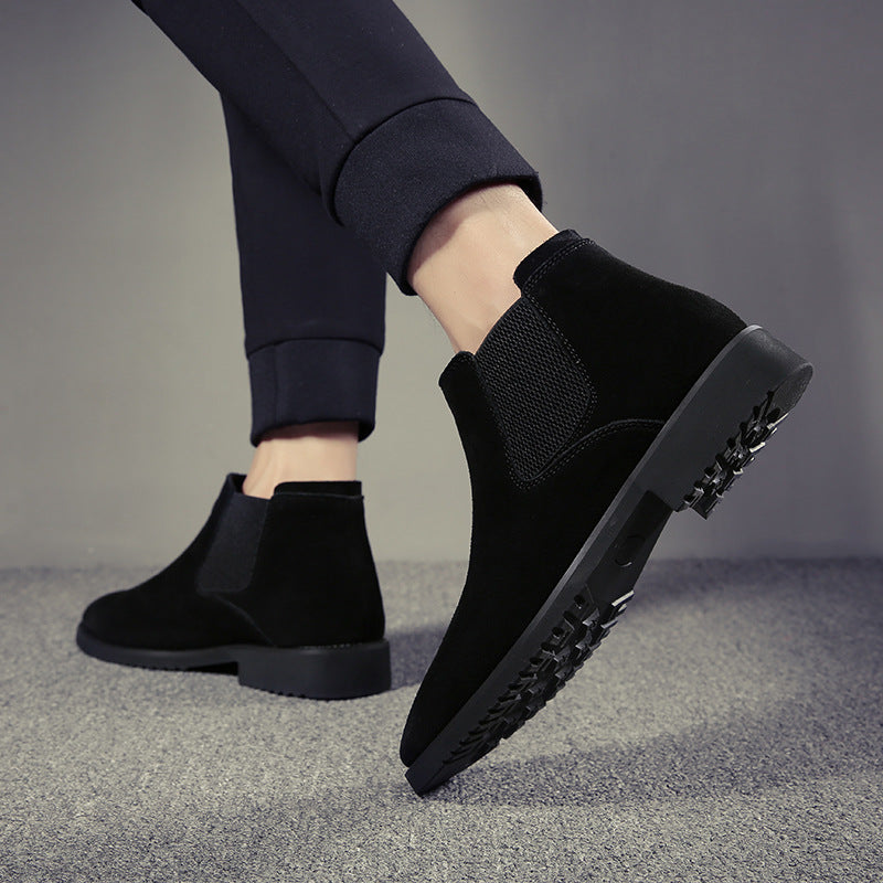 High Top Chelsea Ankle Boots